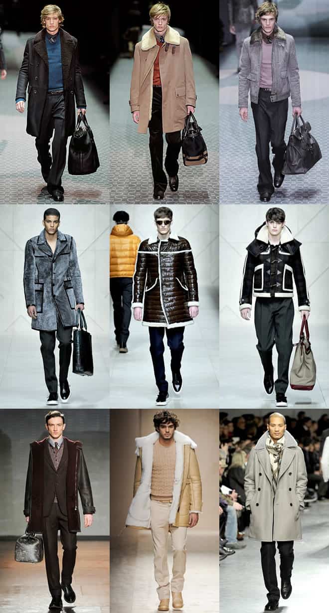 Autumn/Winter 2011 Men's Runways Shearling Jacket Trend