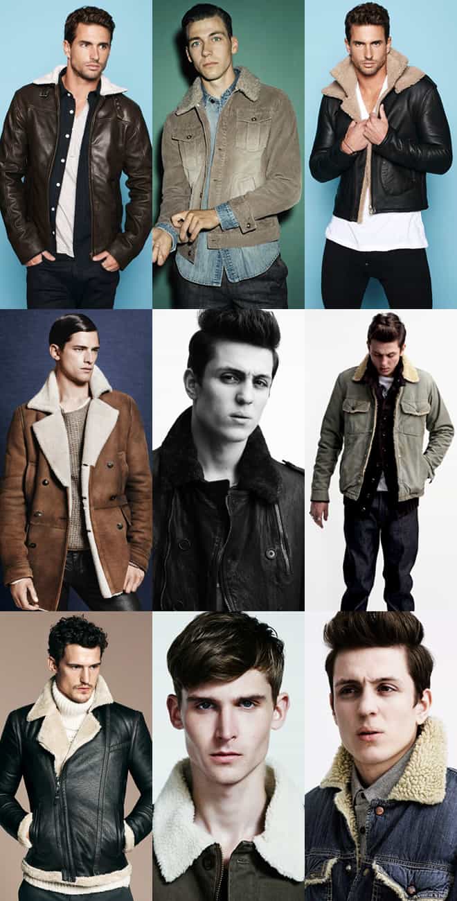 Men's Shearling Look Book