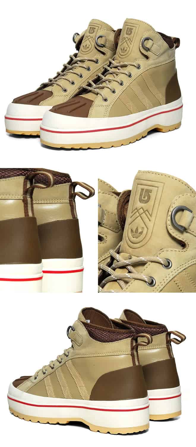 Adidas x B.Snowboards Collection Winterball Hi KZK sand