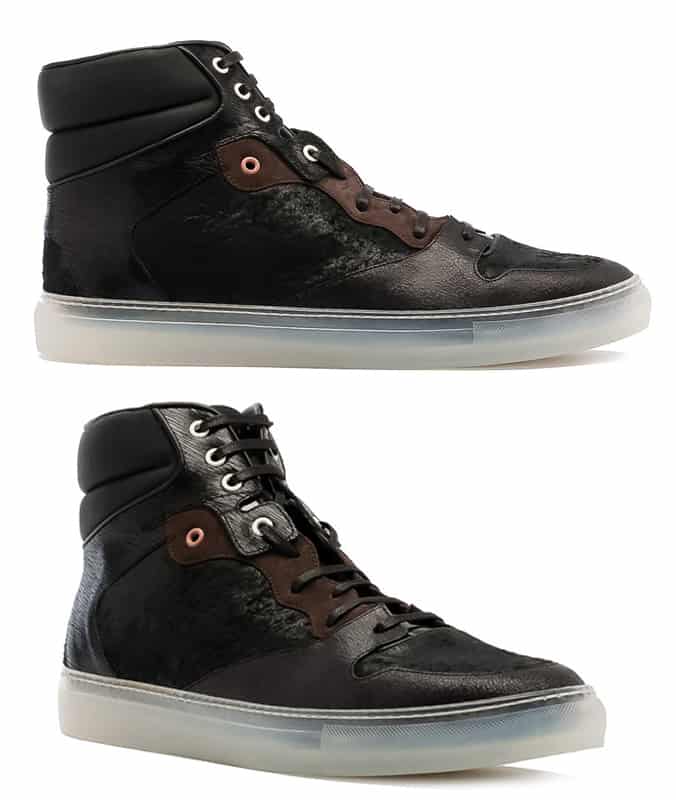 Balenciaga Fall 2011 Footwear Collection hi top black transparent sole