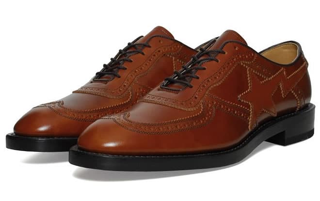 Mr. Bathing Ape Wing Sta x Bapesta Brown front
