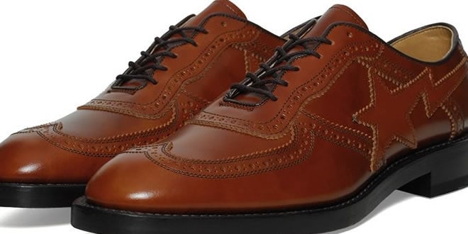 Mr. Bathing Ape Wing Sta x Bapesta Brogues