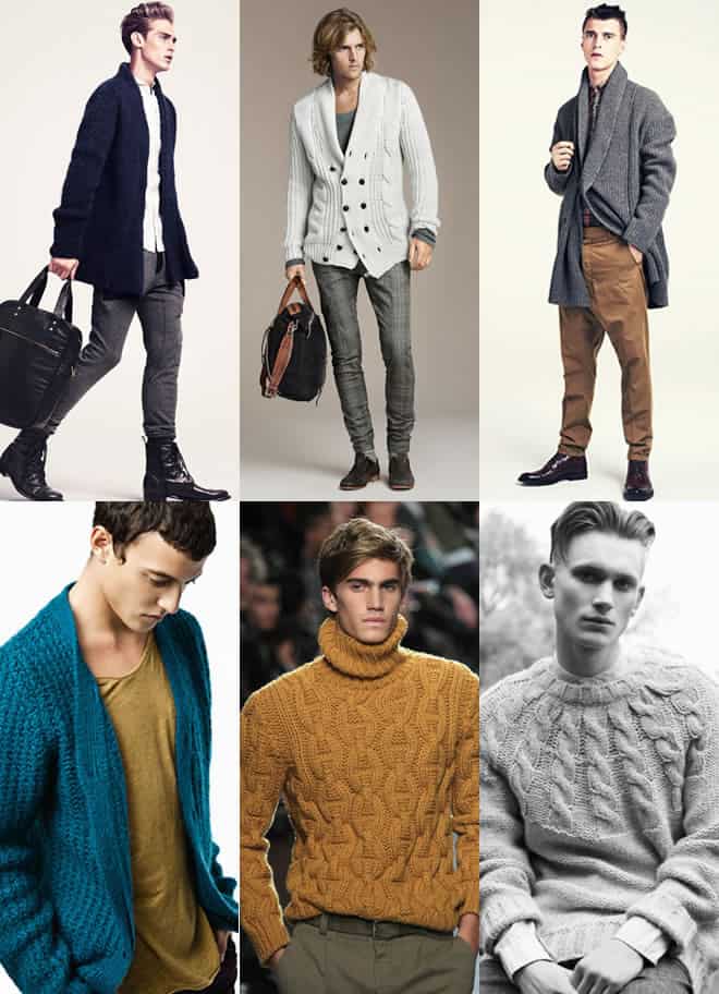 Men's Chunky Knit Look Book
