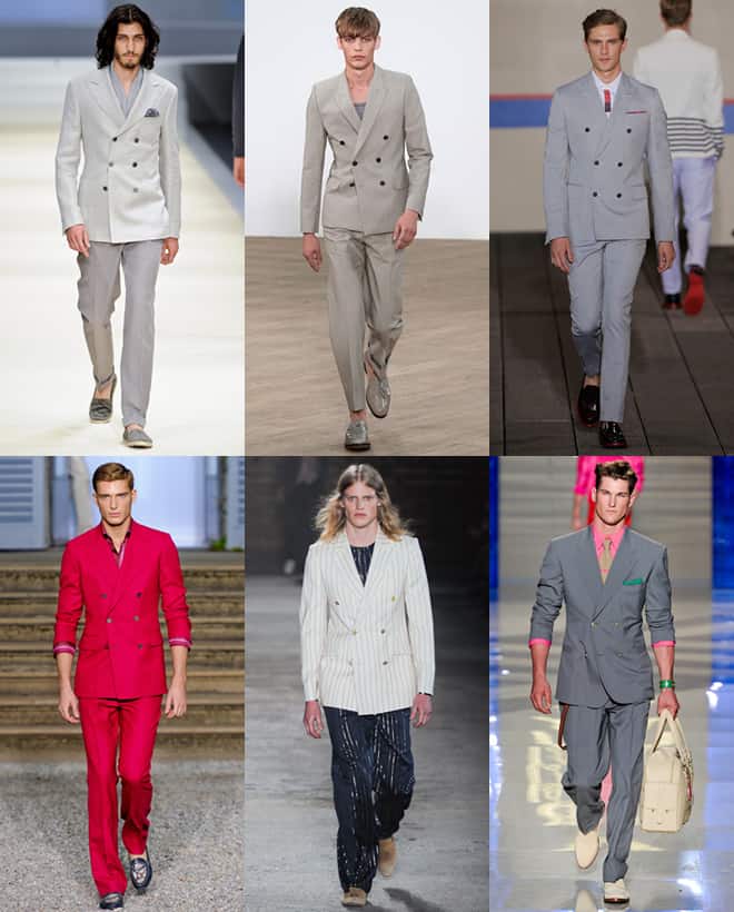 Men's Double Breasted Blazers on the Spring/Summer 2011 Runways