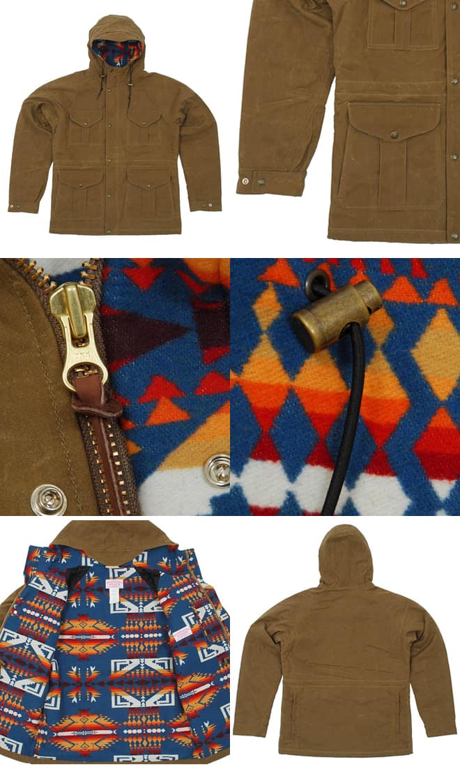Filson Black Label Fisherman Parka Camel