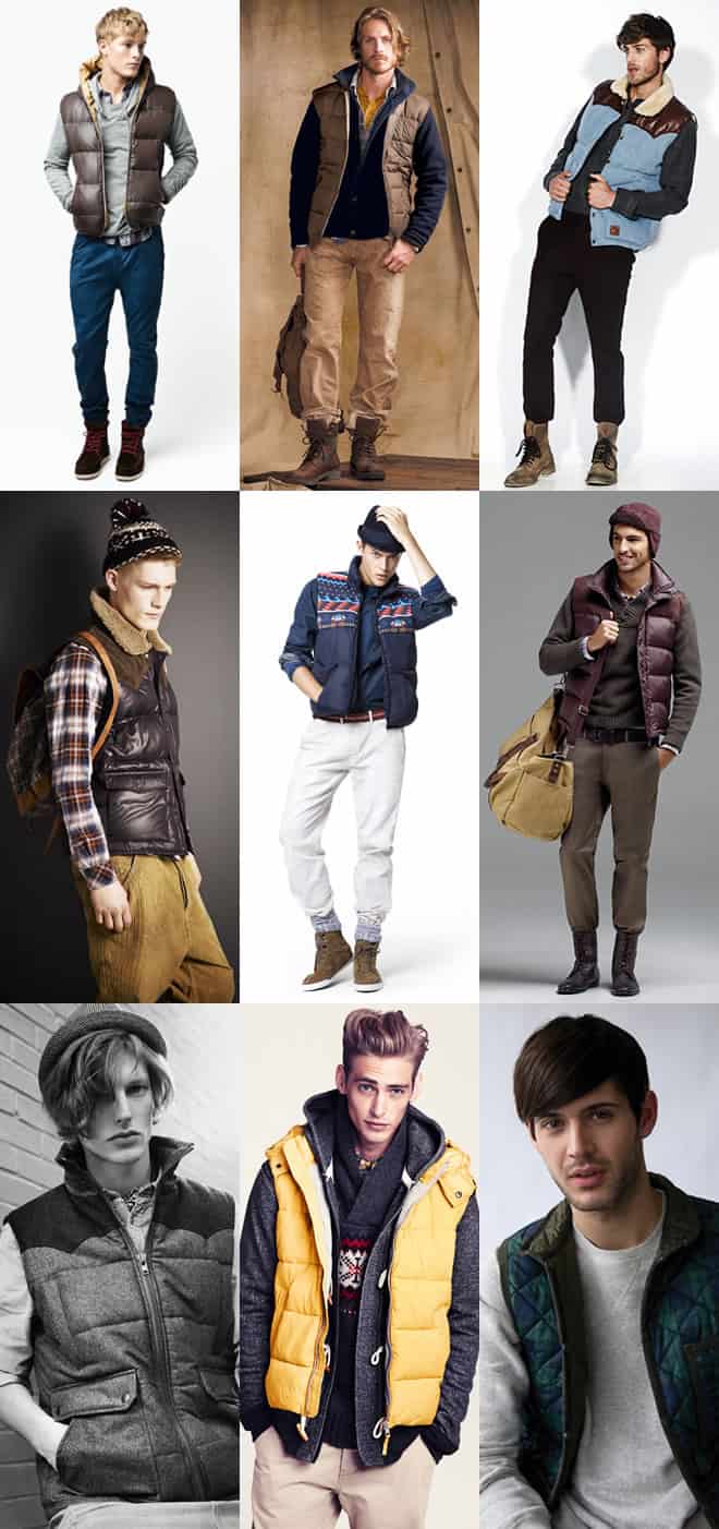 Men's Gilet Look Book