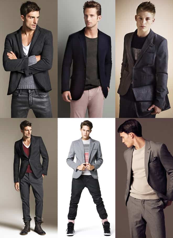 How To Wear a Sweater - Layered Underneath a Blazer