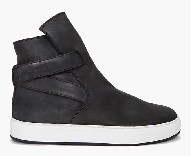 Kris Van Assche Jodhpur Sneakers Black side view