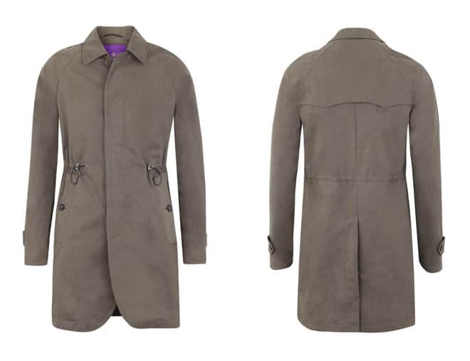 Camel Drawstring Cotton Trench Coat, Liberty London
