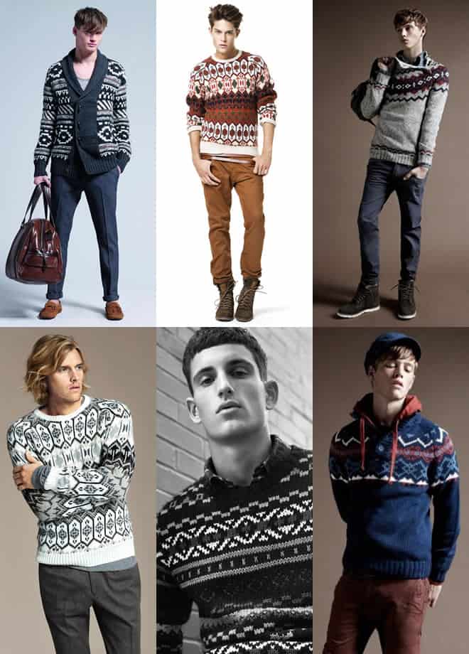 Men's Fair Isle Look Book