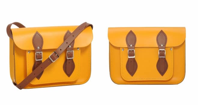 The Cambridge Satchel Company X Supremebeing Collection yellow mix 11