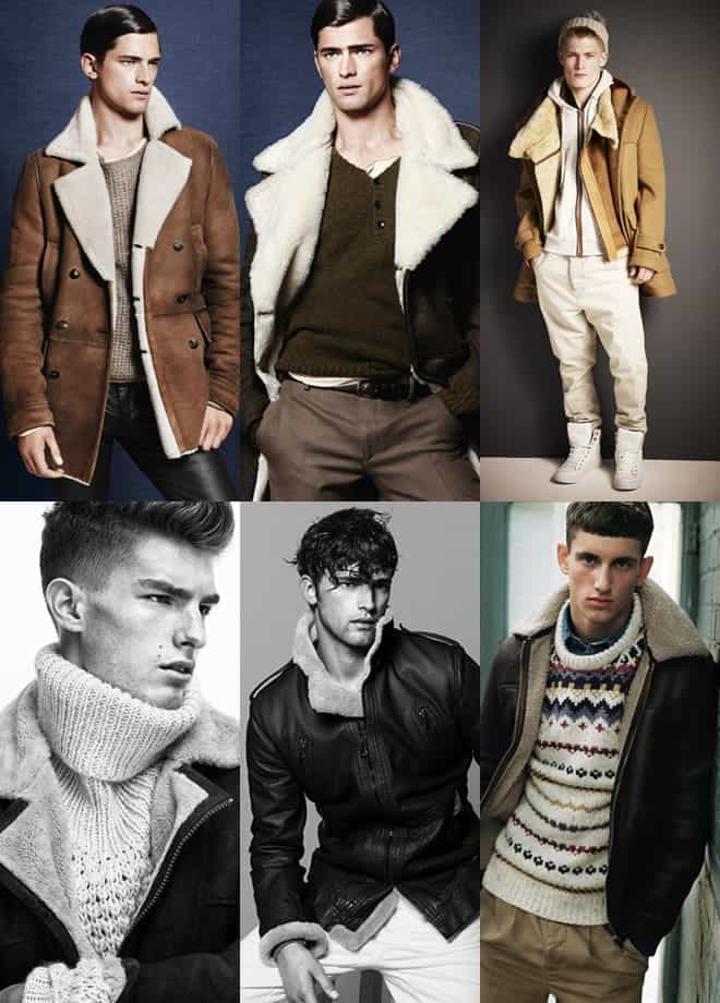 Men's Shearling Look Book