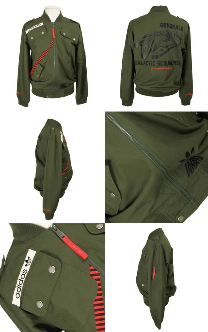 Adidas x Star Wars Green Flight Jacket