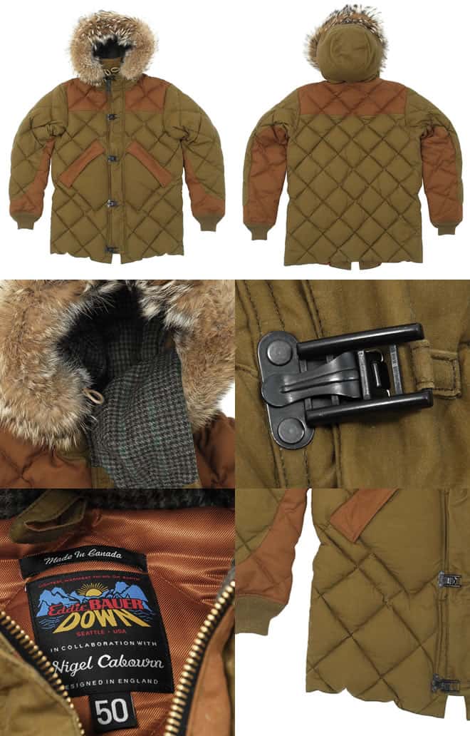 Nigel Cabourn x Eddie Bauer US Clip Geddes Jackek Tan