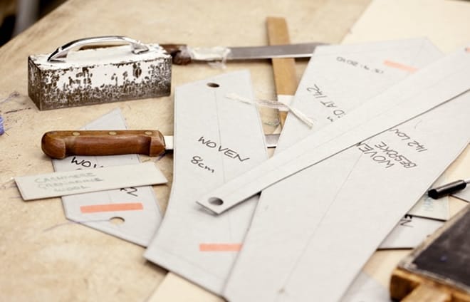 Drake's Bespoke Hand Made Service templates and tools