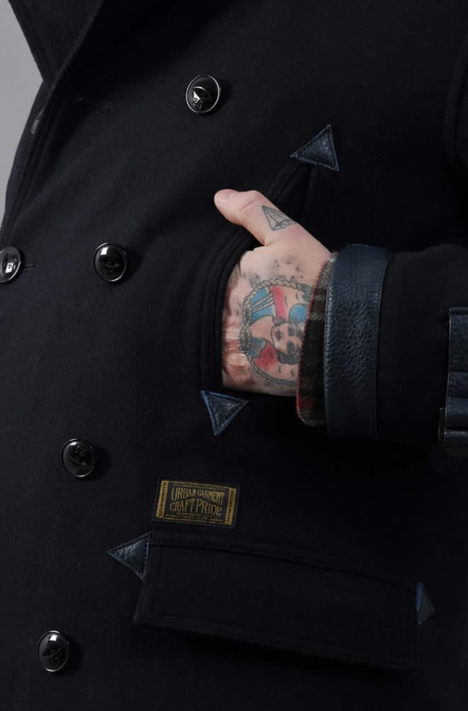 Neighborhood Peacoat Navy