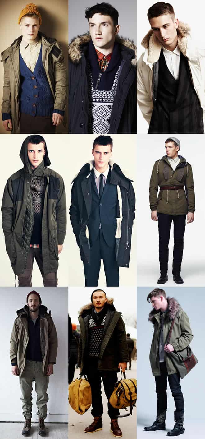 Men's Parka Jacket Look Book