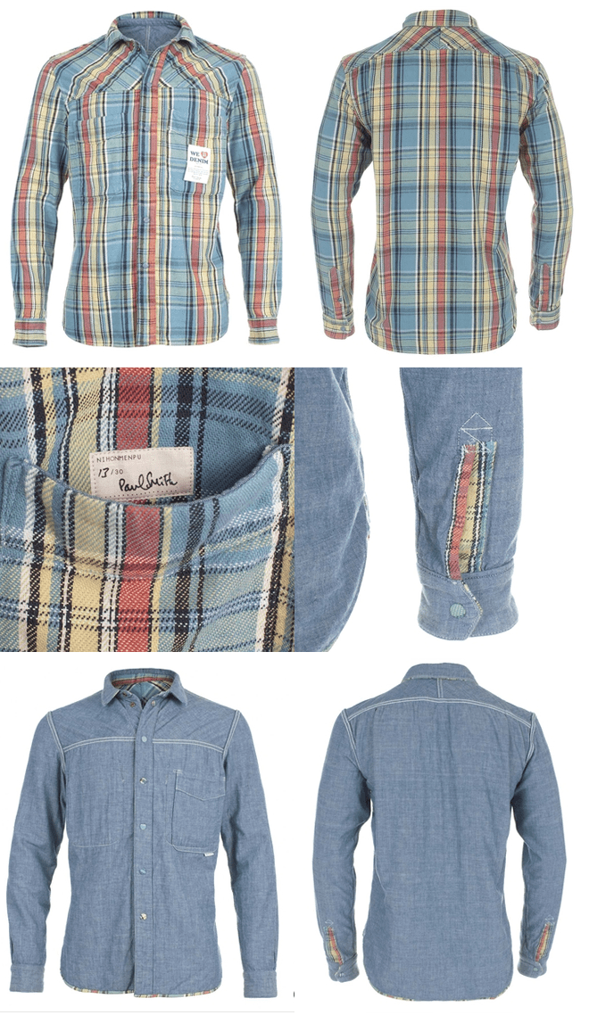 Paul Smith x Nihon Menpu Reversible Shirt