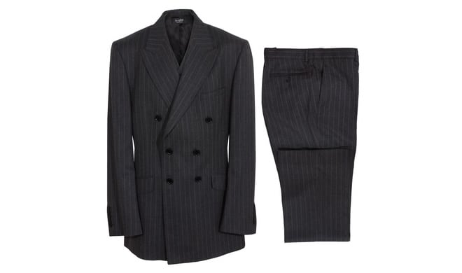 Paul Weller Grey Chalkstripe 3 Piece Suit