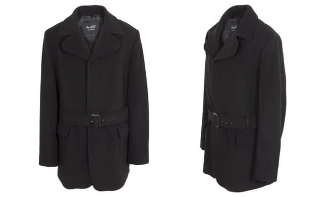 Paul Weller Black Tulip Collar Coat