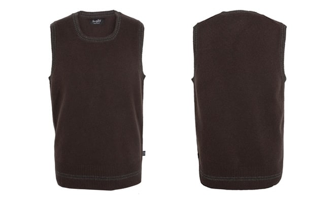 Paul Weller Brown Tank Top Knit