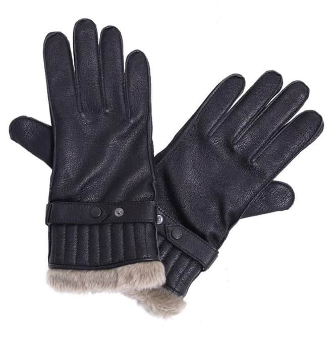 Barbour Leather Utility Glove Black