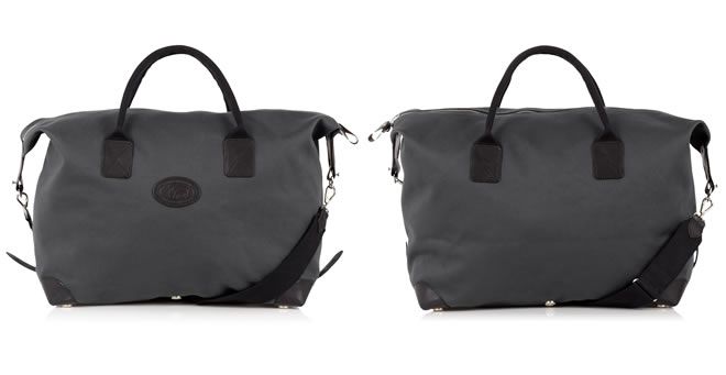 Chapman Bags Storm Grey Canvas Holdall