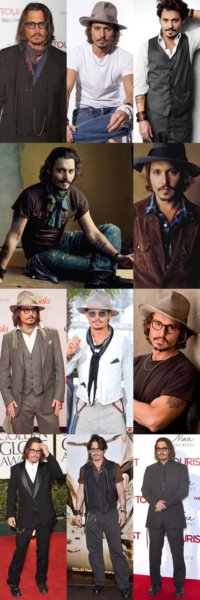 The Johnny Depp Lookbook