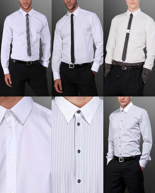 D&G Narrow Collar Shirt