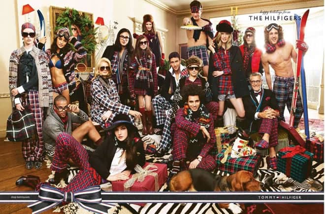 The Hilifiger Family Wearing Typical Loungewear