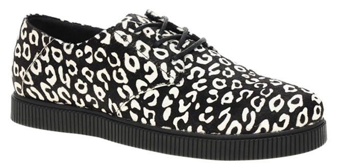 Kr3w Hamilton Ponyhair Printed Creeper Shoes