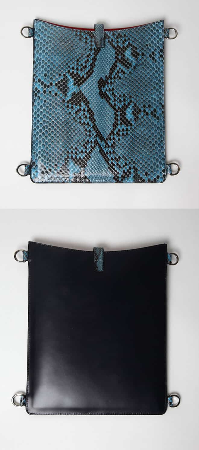 Jil Sander Men's iPad Python Show Bag