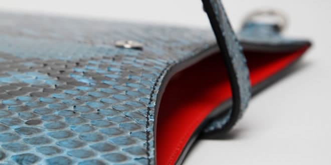 Jil Sander Python iPad Bag