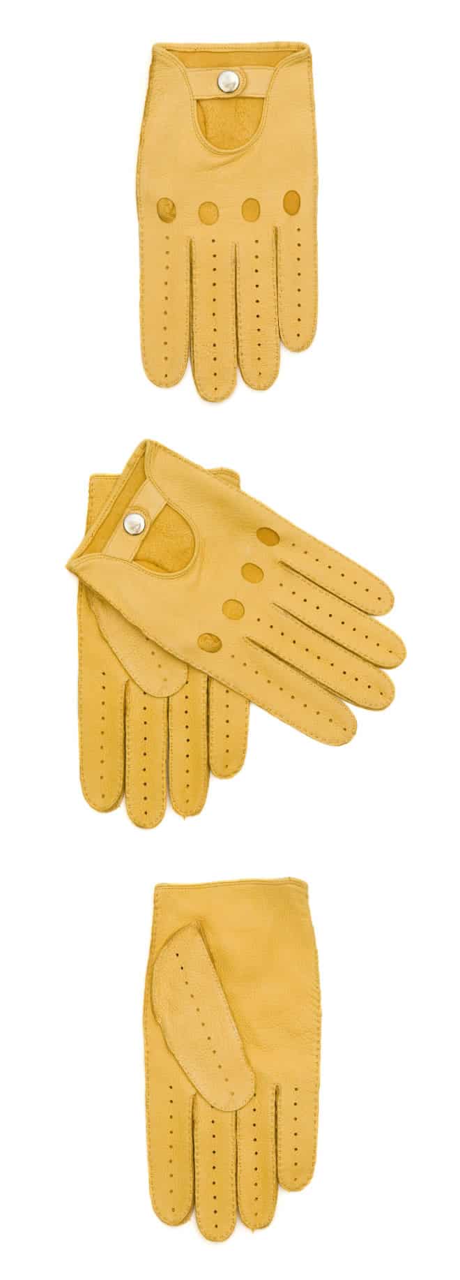 Vivienne Westwood Yellow Driving Gloves 