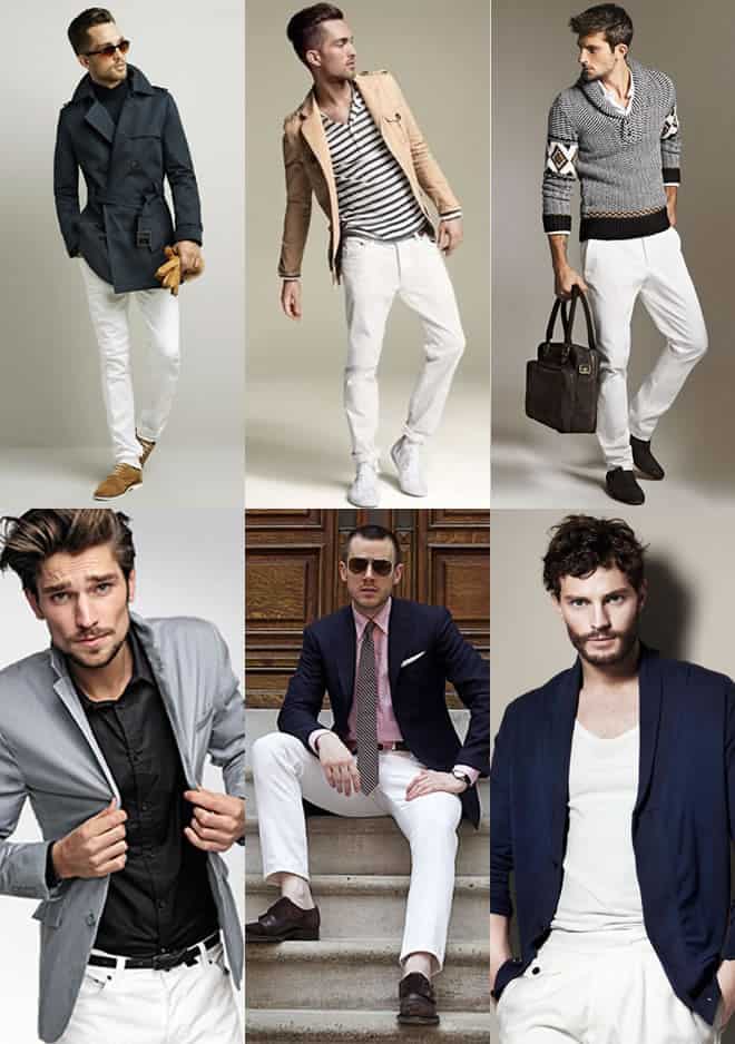 Thirties 30s White Jeans Lookbook
