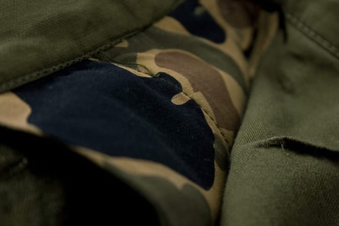 YMC Pleat Front Chino in olive