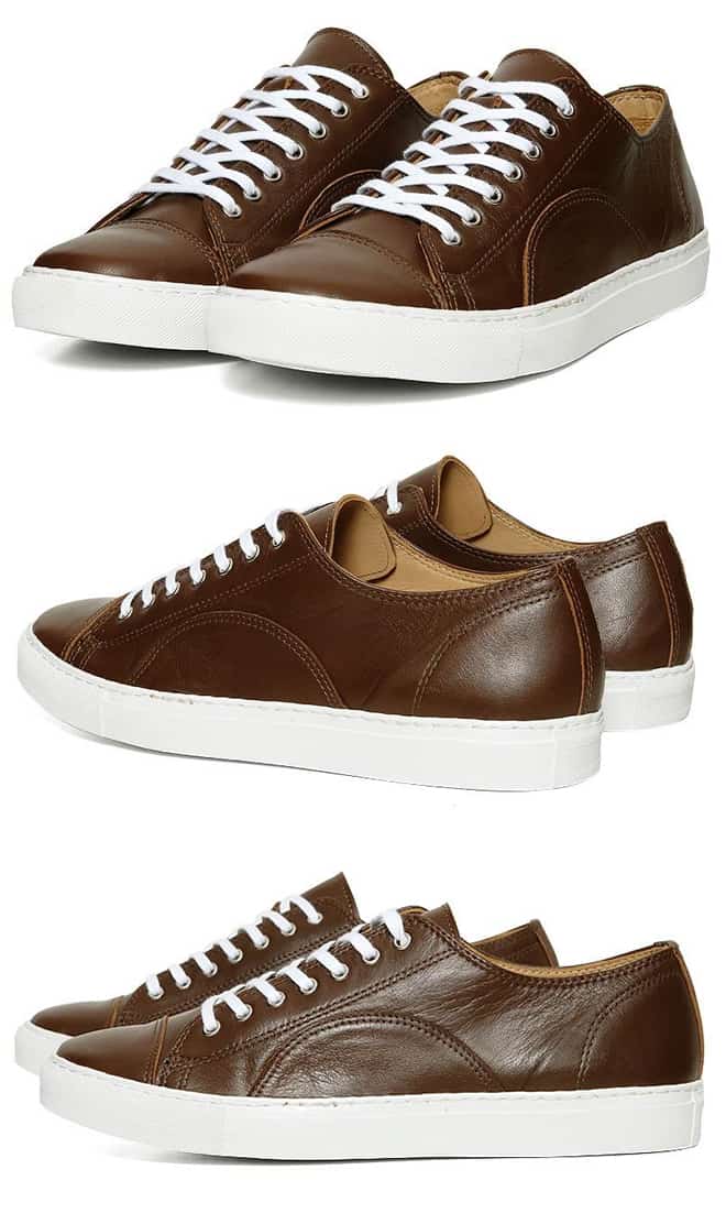 The Generic Man x Comme Des Garcons SHIRT Hunting Lo Sneakers brown