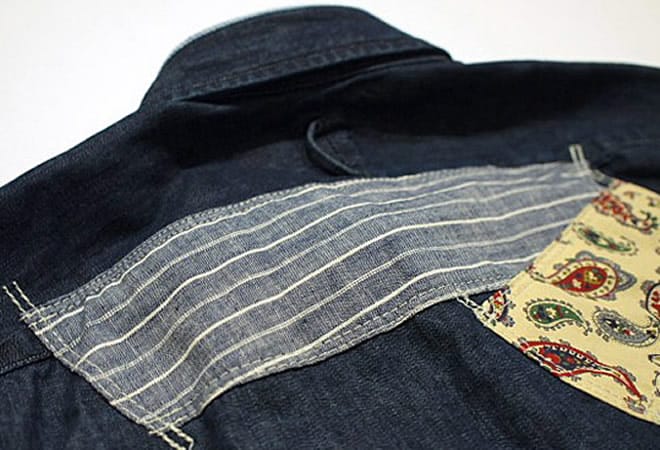 Junya Watanabe Comme des Garcons MAN Patchwork Denim Shirt