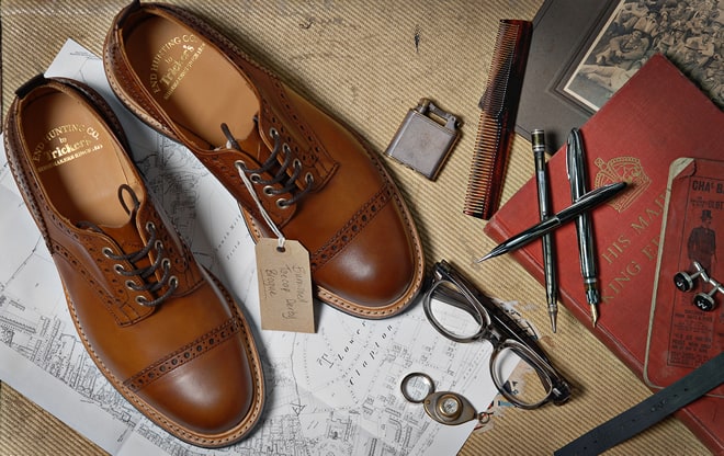 Tricker's for End Hunting Co. Toecap Derby Brogue