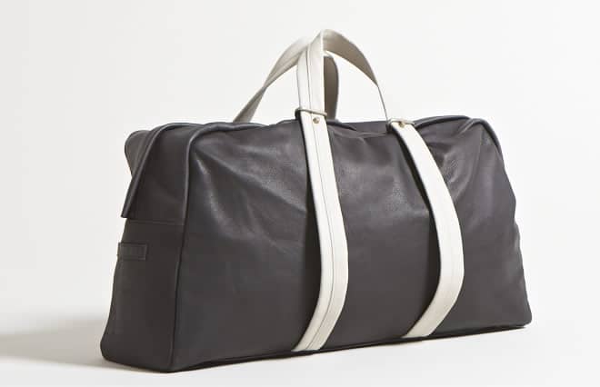 Haerfest Men's Large Cowhide Duffel Bag