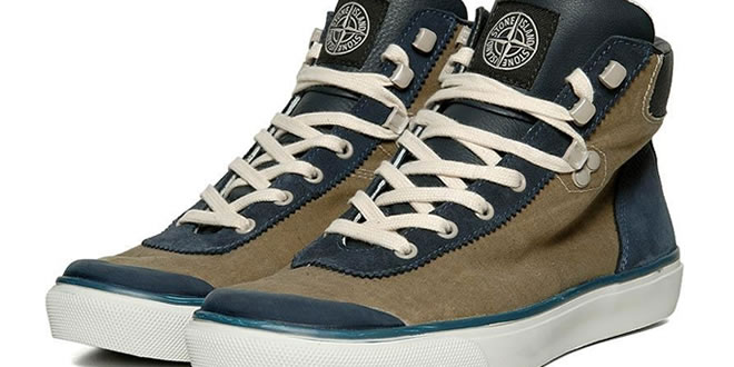 Stone Island x Diemme Oiled Cloth Mid Boot