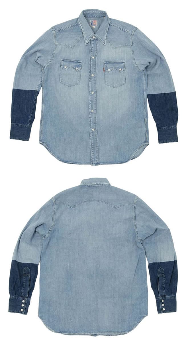 Levi’s Vintage Clothing Customised Sawtooth Denim Shirt
