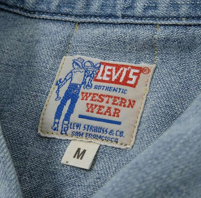 Levi’s Vintage Clothing Customised Sawtooth Denim Shirt