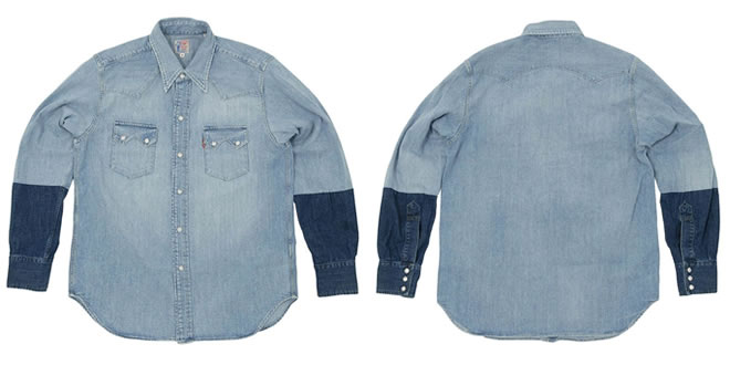 Levi’s Vintage Clothing Customised Sawtooth Denim Shirt