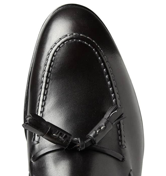 Paul Smith Black Tasseled Leather Loafers