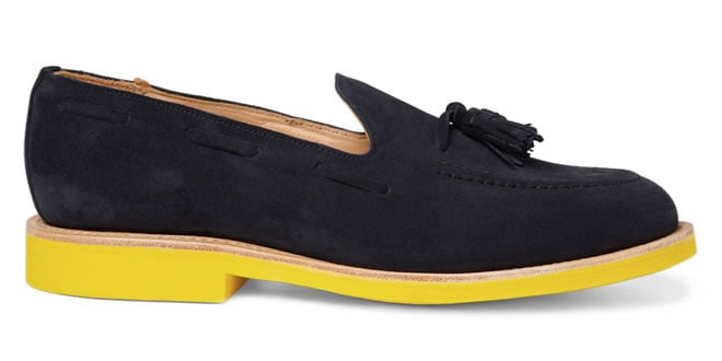 Mark McNairy Contrast Sole Suede Loafers