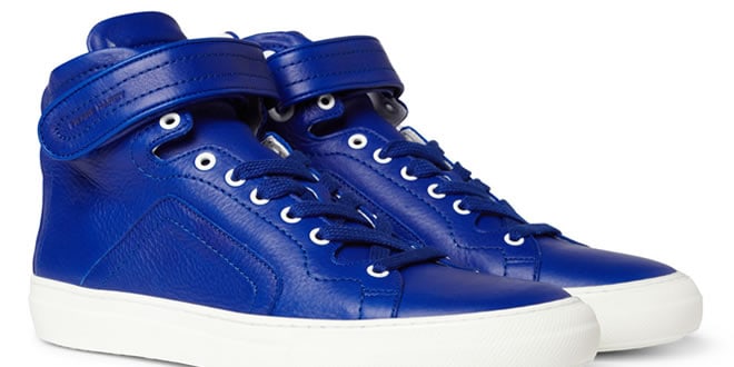 Pierre Hardy Leather High Top Trainers