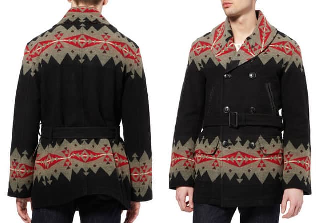 Polo Ralph Lauren Patterned Wool-Blend Coat