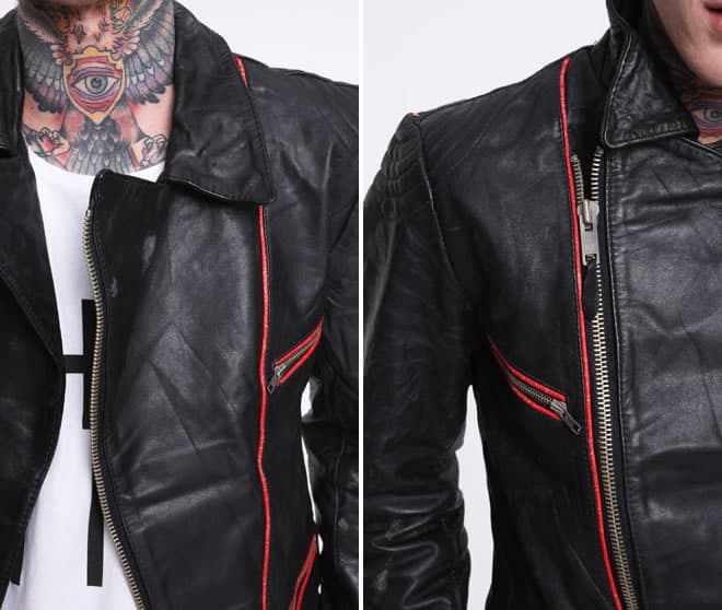 Vintage Renewal Leather Biker Jacket