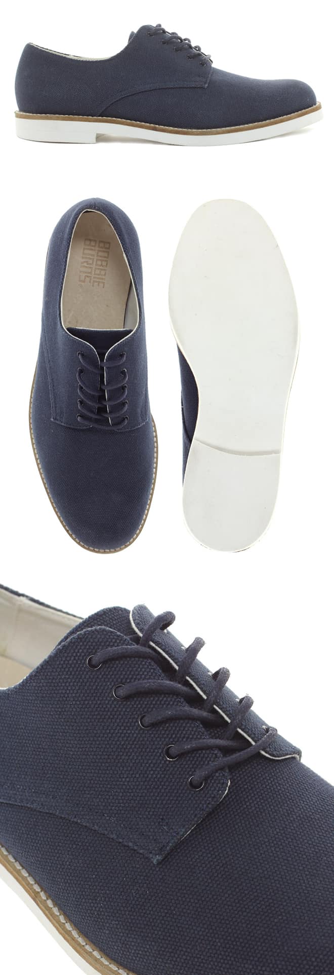 Bobbie Burns Chucky White Sole Canvas Shoes